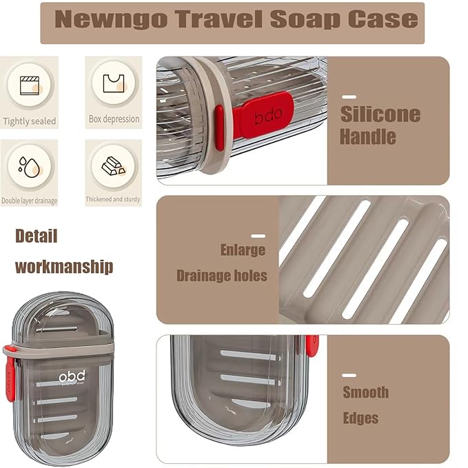 Travel Soap Case,Portable Soap Holder,Travel Soap Container (Pack of -1 )