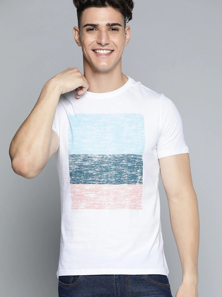 Round Neck T-Shirt (White, S)