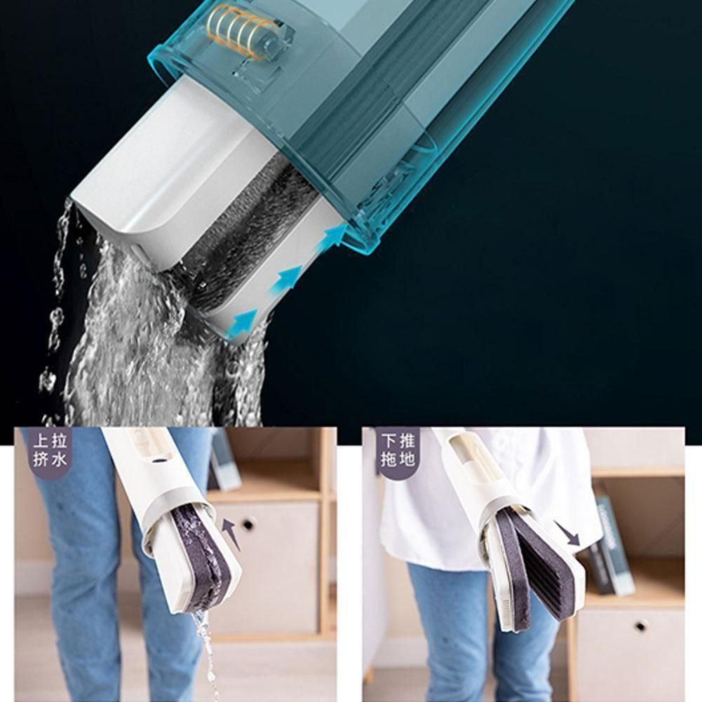 Squeezing Mop, Folding Sponge Absorbs More