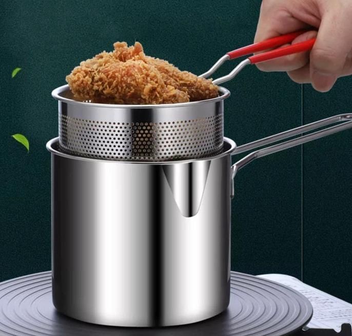 Stainless Steel Deep Fryer Pot