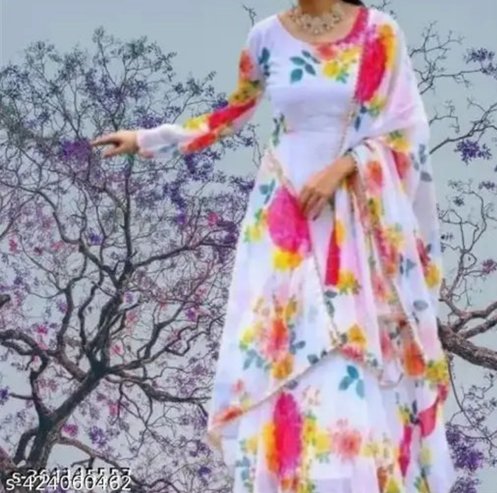 Women Printed Gown