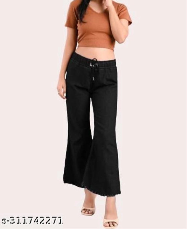 Denim Trouser for Women (Black, 28)