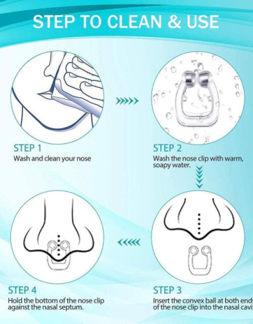 Anti Snoring Device for Men Women Magnetic Snoring Stopper Nose Clip Snore free Anti-snoring Device  (Nose Clip)