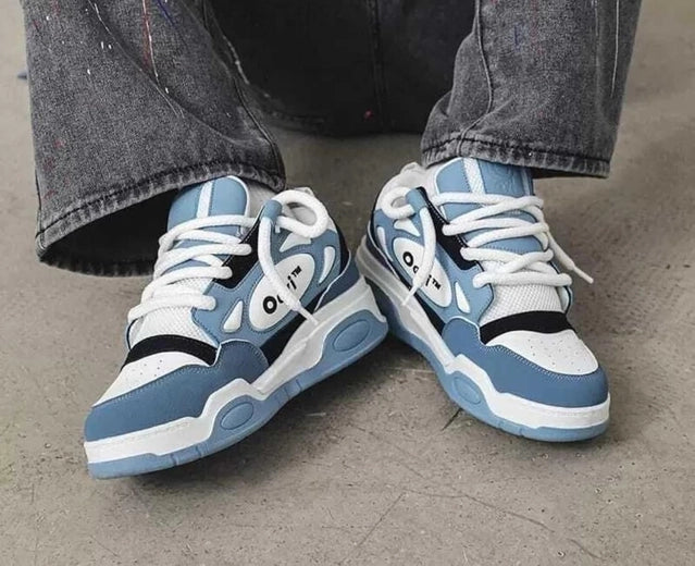 Sneakers for Men (Blue, 6)