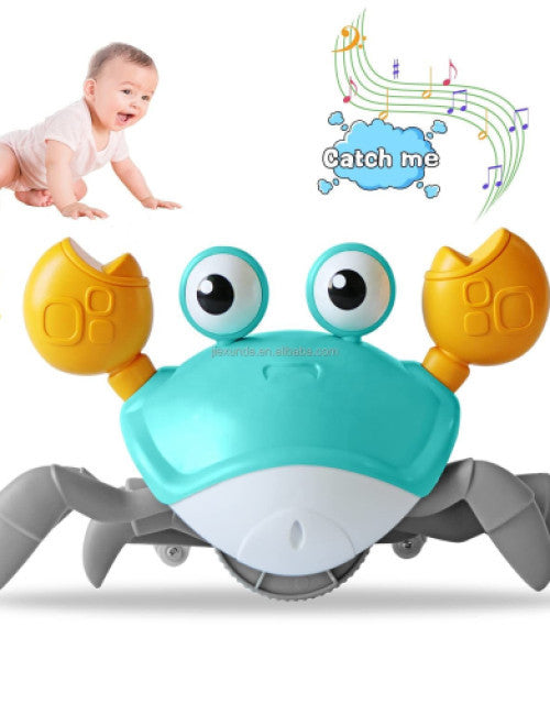 Crab Baby Toy Crawling with Music and LED Light