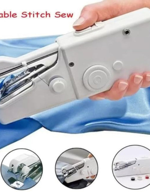 Electric Handy Stitch Mini Hand Sewing Machine Stapler Style Mini Machine