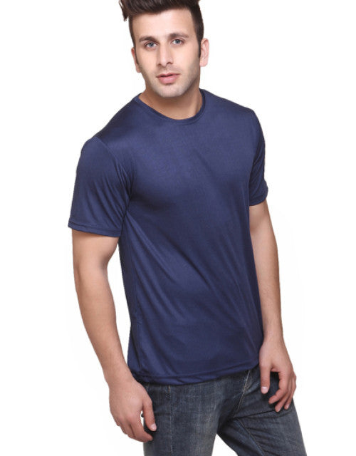 NAVYBLUE ROUND NECK DRI-FIT TSHIRT