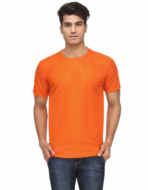 Orange ROUND NECK DRI-FIT TSHIRT