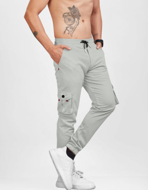 Men's Cotton Lycra Regular Fit Pant