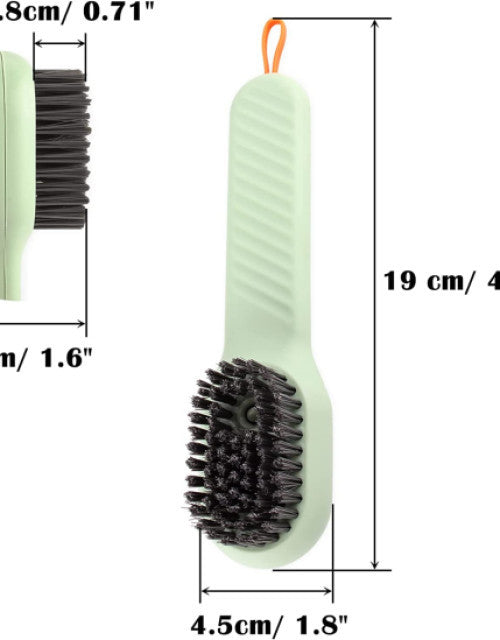 Multifunctional Liquid Shoe Cleaning Brush with Soap Dispenser