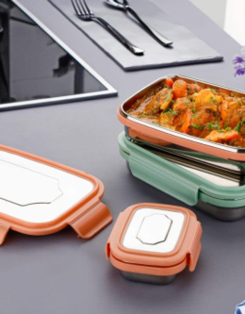 Stainless Steel Insulated Airtight Leak-Proof Lunch Box